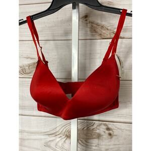 Brand New B. TEmpt'd Women's 32DD Red Ultra Soft Bra Padded Wireless